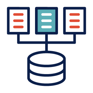 collecting data icon