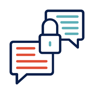 secured communication icon