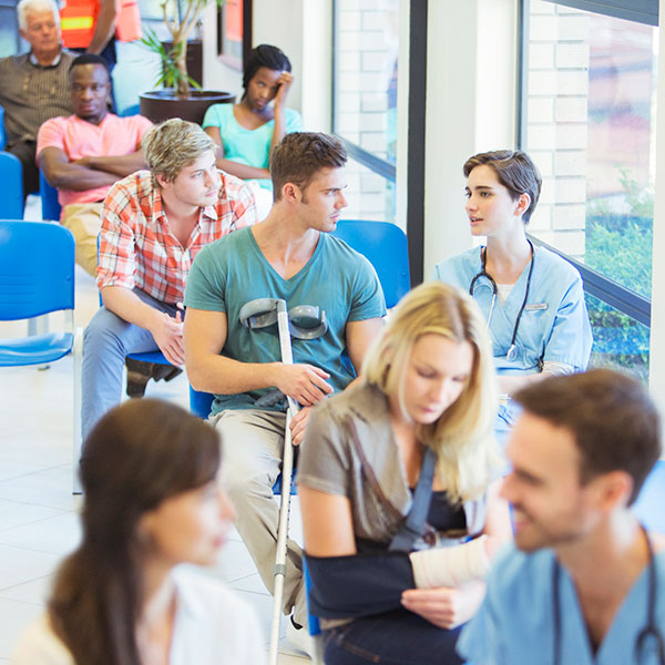 urgent care waiting room