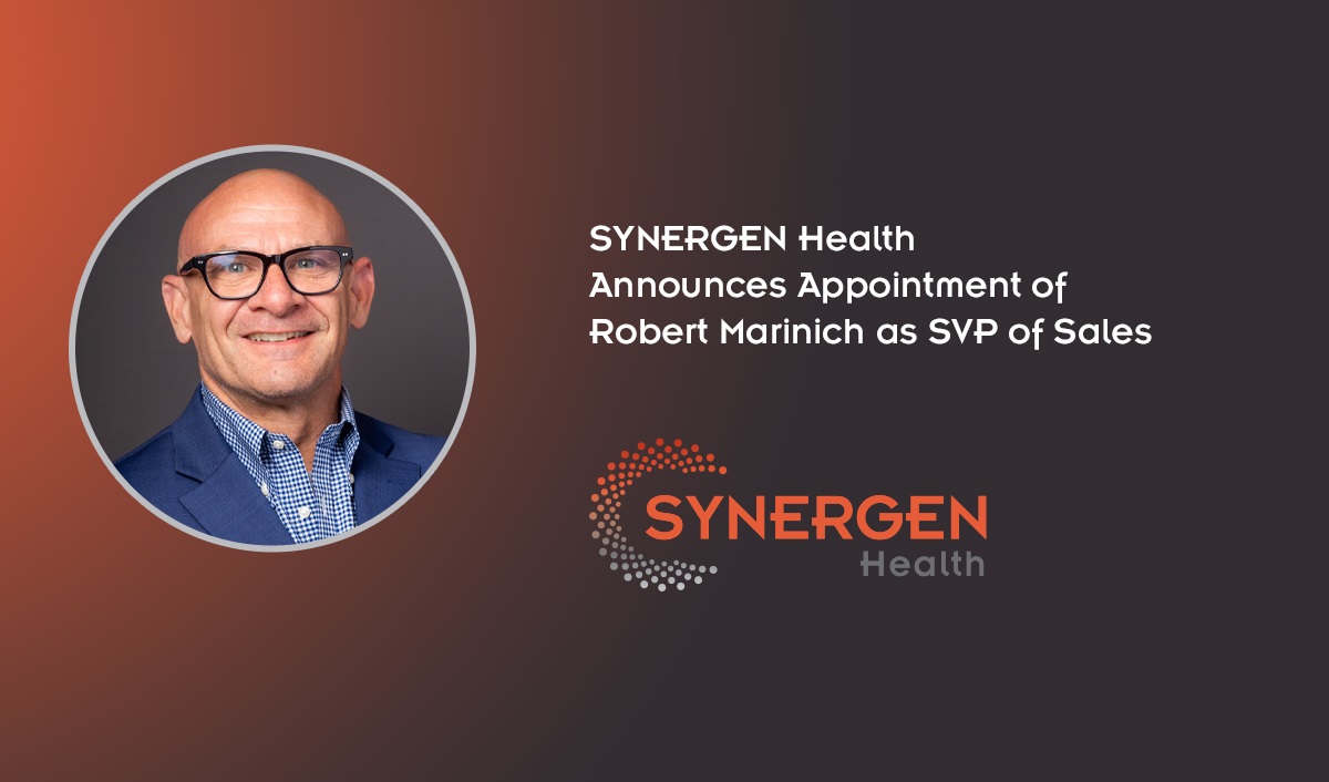 SYNERGEN Health Announces Appointment of Robert Marinich as SVP of Sales